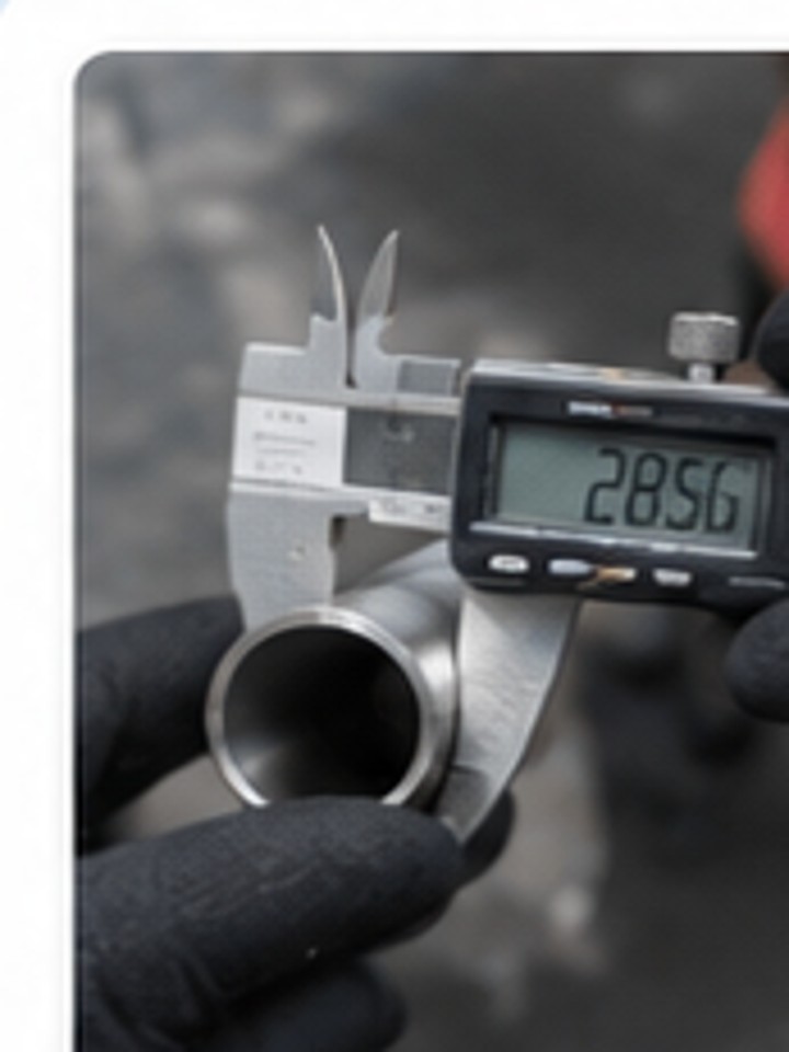 Dimensional inspection with digital caliper